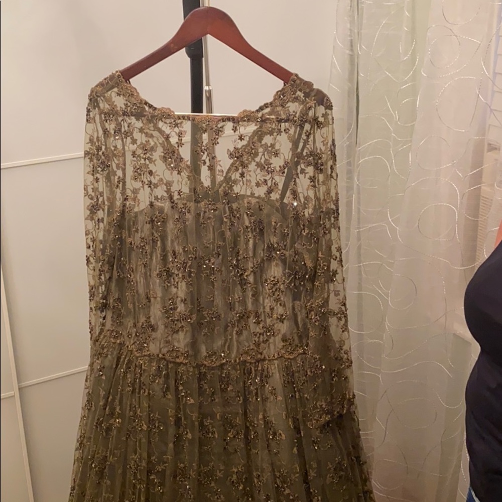 Mother of the bride custom made dress size 16